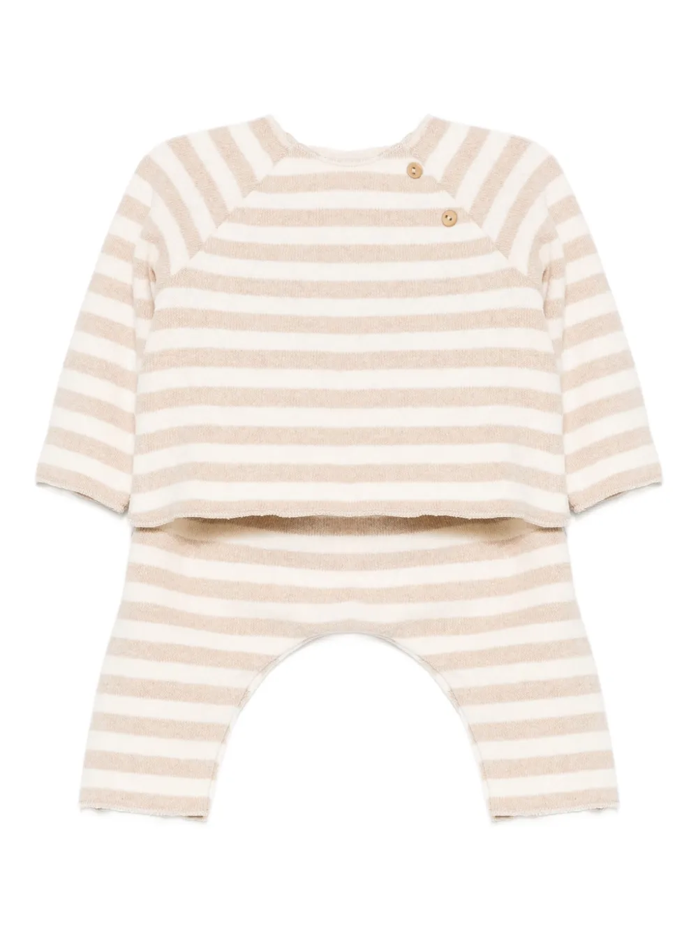 TEDDY & MINOU striped knitted trouser set | Trouser Sets | Image 2