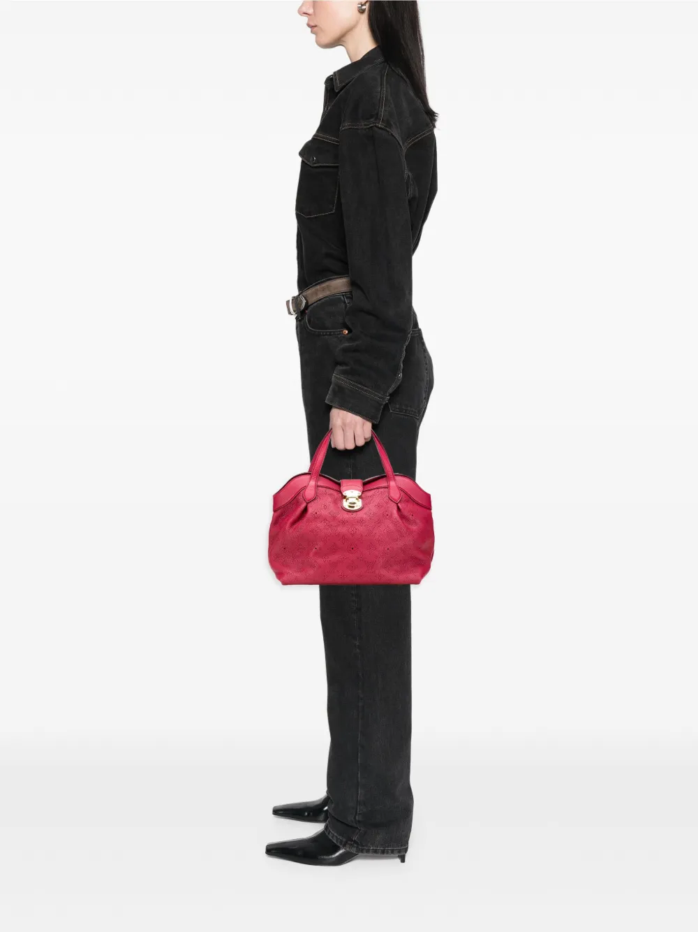 Louis Vuitton Pre-Owned 2011 Monogram Mahina Cirrus PM handbag | Pre-Owned | Image 2