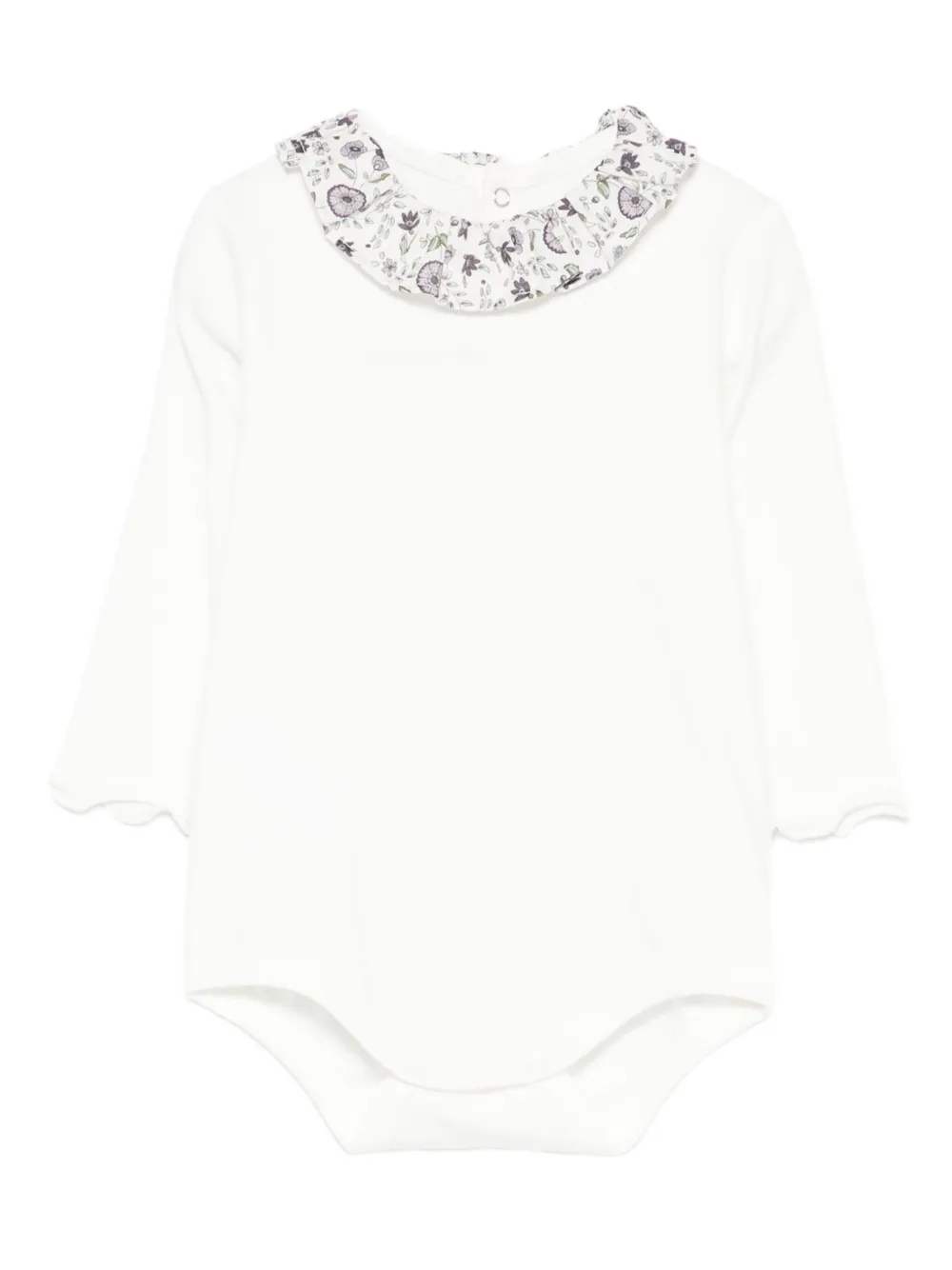 TEDDY & MINOU frilled-neck body | White | Image 1