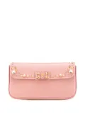 Miu Miu Pre-Owned 2010-2025 Goatskin Madras Crystal Studded clutch bag - Pink