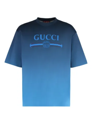 GUCCI グラデーションカラーTシャツ Gucci グラデーション Tシャツ | ブルー | FARFETCH JP
