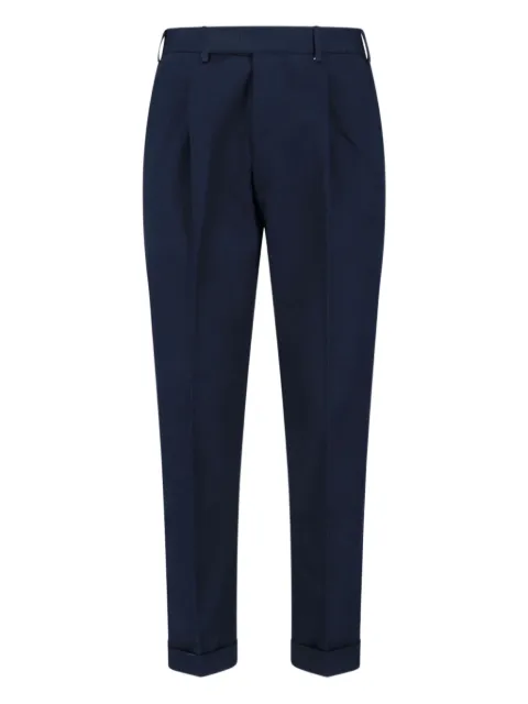 PT Torino pleated cuffed tailored trousers