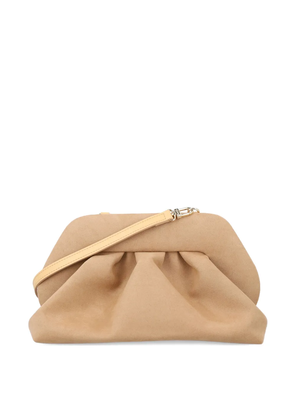 Themoirè Tia Clutch Bag In Neutral