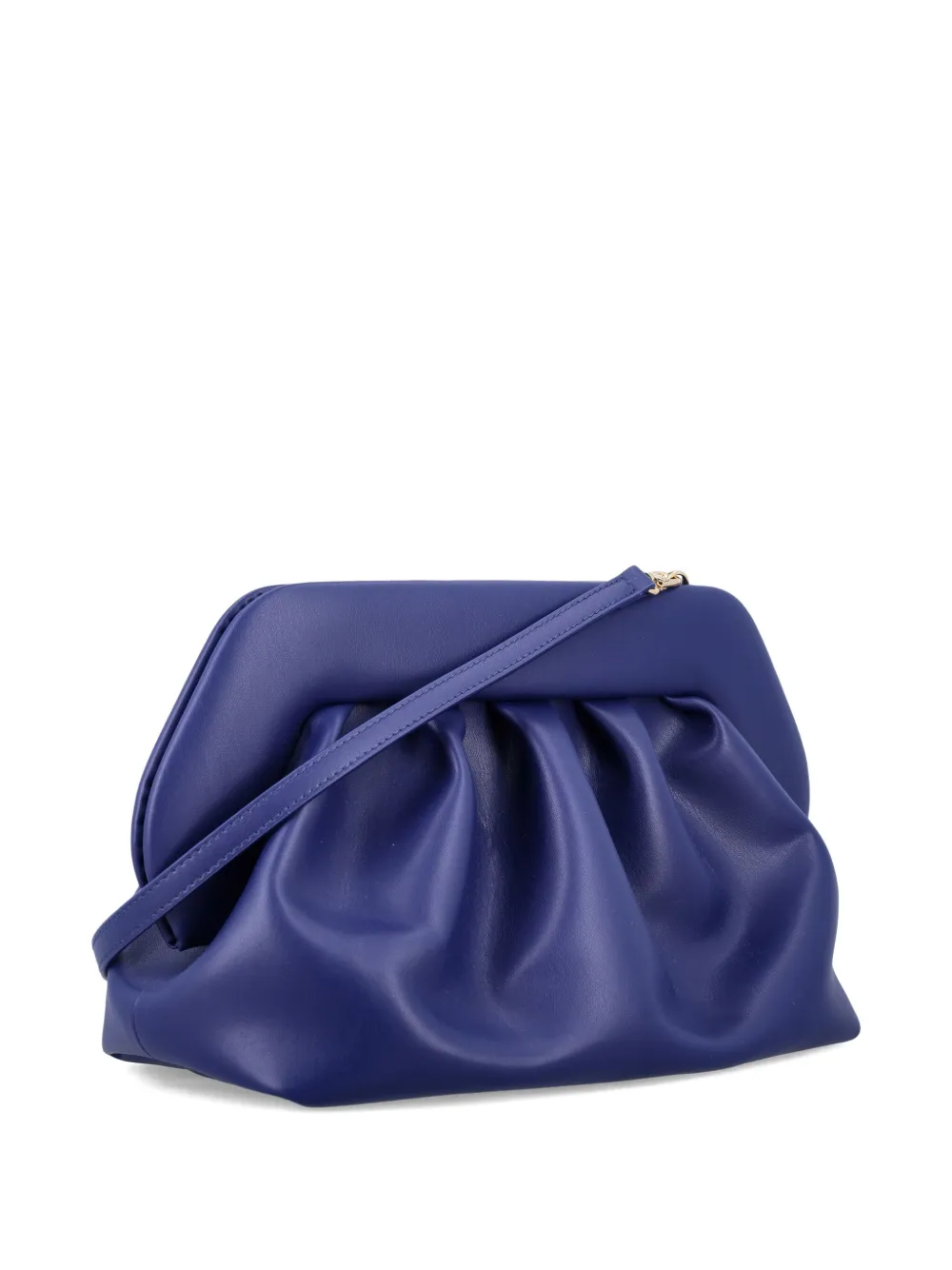 Themoirè Emera Pleated-clasp Clutch In Blue