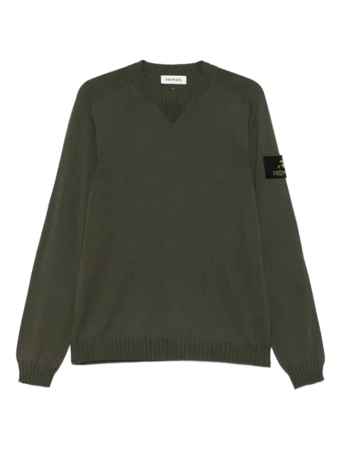 Premiata logo-patch crew-neck sweater