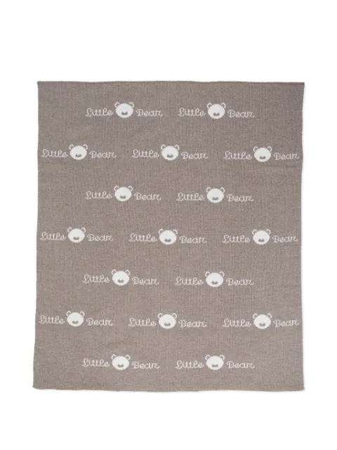 Little Bear little bear logo wool blanket