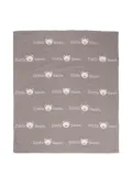 Little Bear bear-print wool blanket - Brown