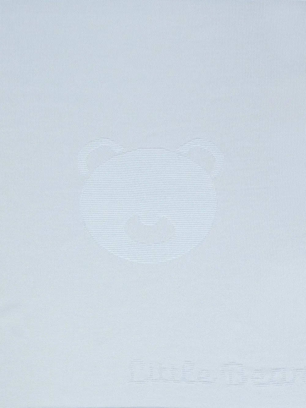 Little Bear Deken met beer-jacquard Blauw