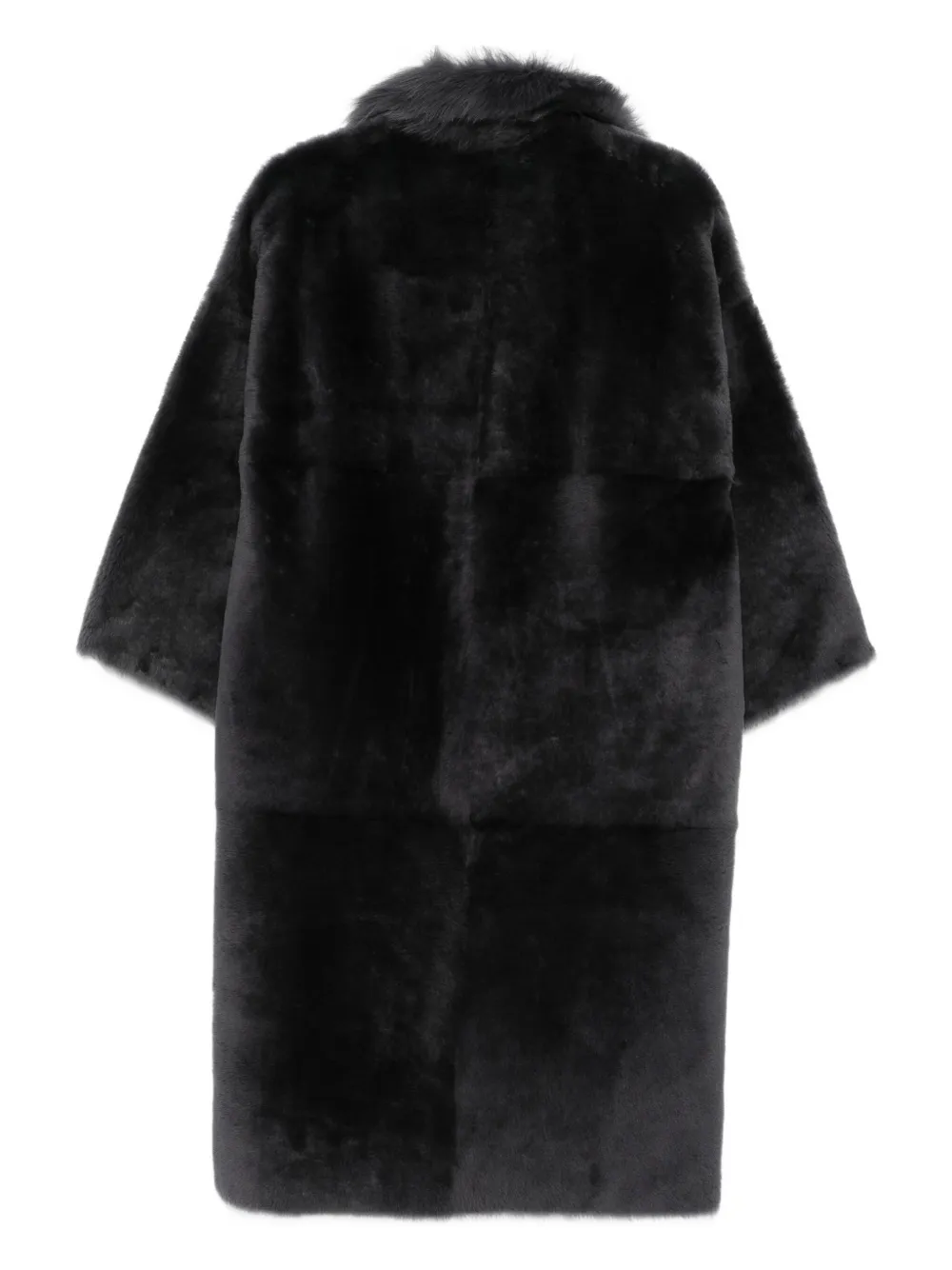 Liska shearling-collar coat | Single Breasted Coats | Image 2