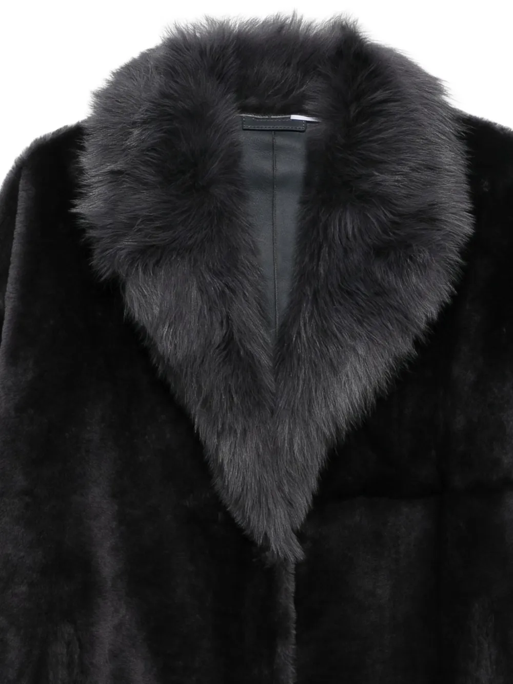 Liska Leren jas Grijs