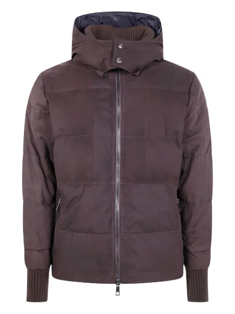 Giorgio Brato quilted hooded jacket