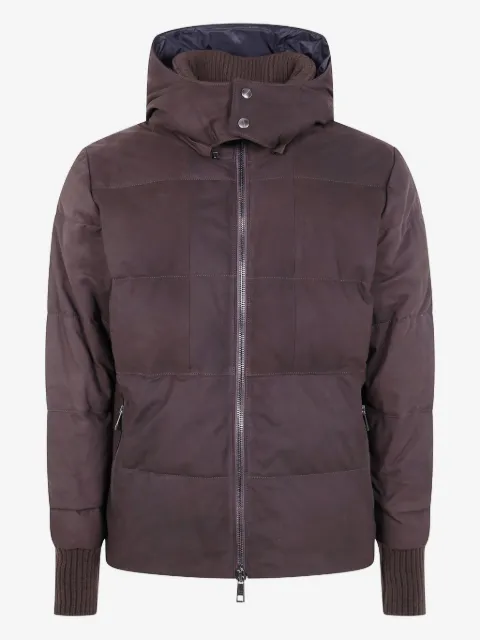 Giorgio Brato quilted hooded jacket