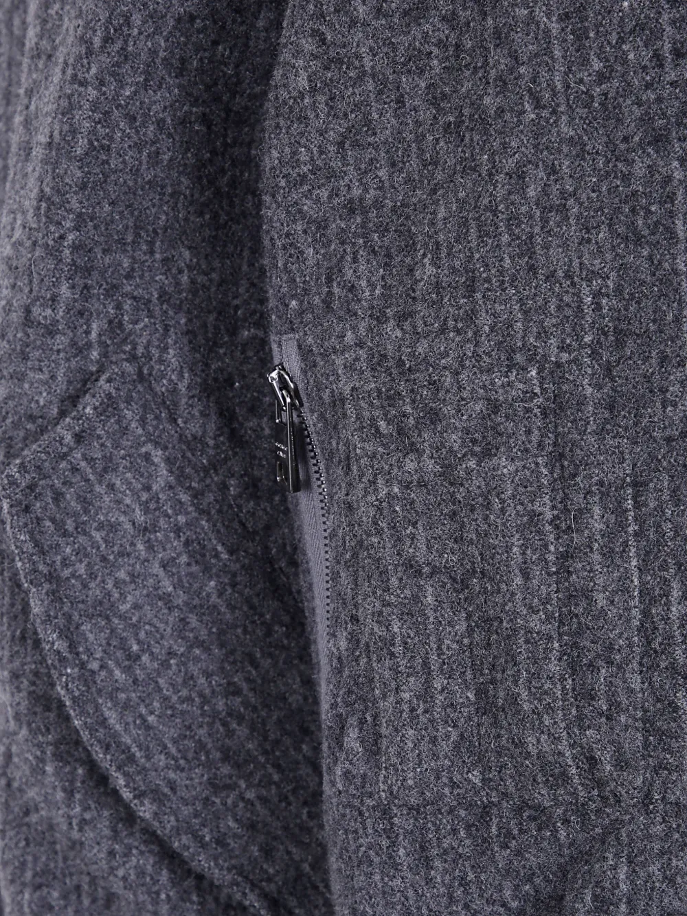 Giorgio Brato Bomberjack met rits Grijs