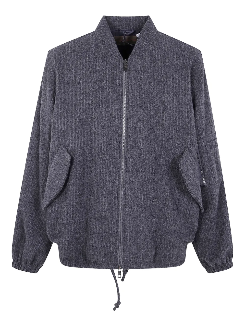 Giorgio Brato zip bomber jacket | Grey | Image 1