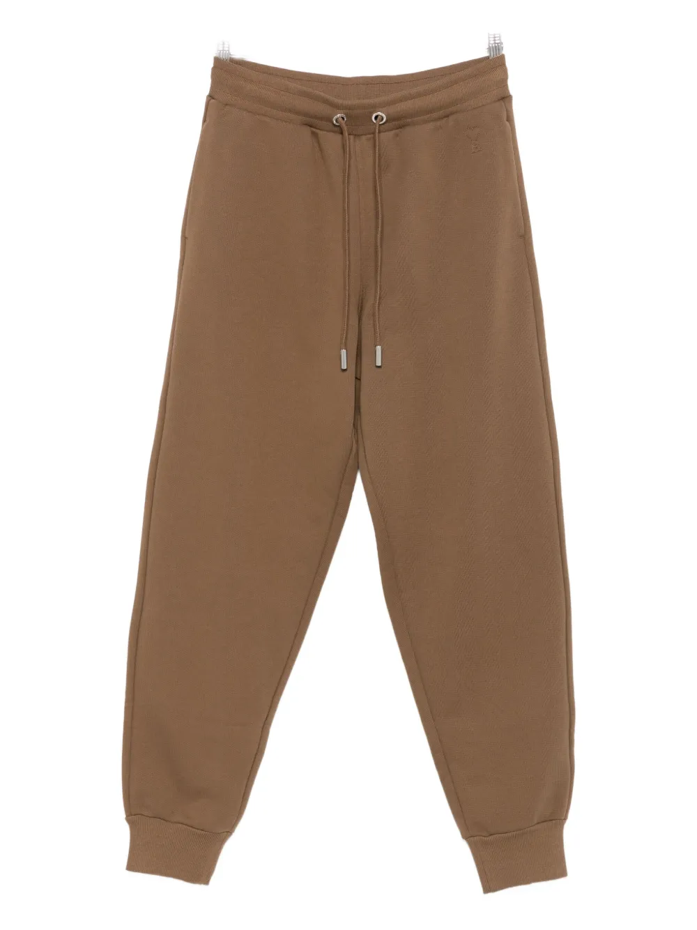 Ami Alexandre Mattiussi Drawstring Cuffed Track Pants In Brown