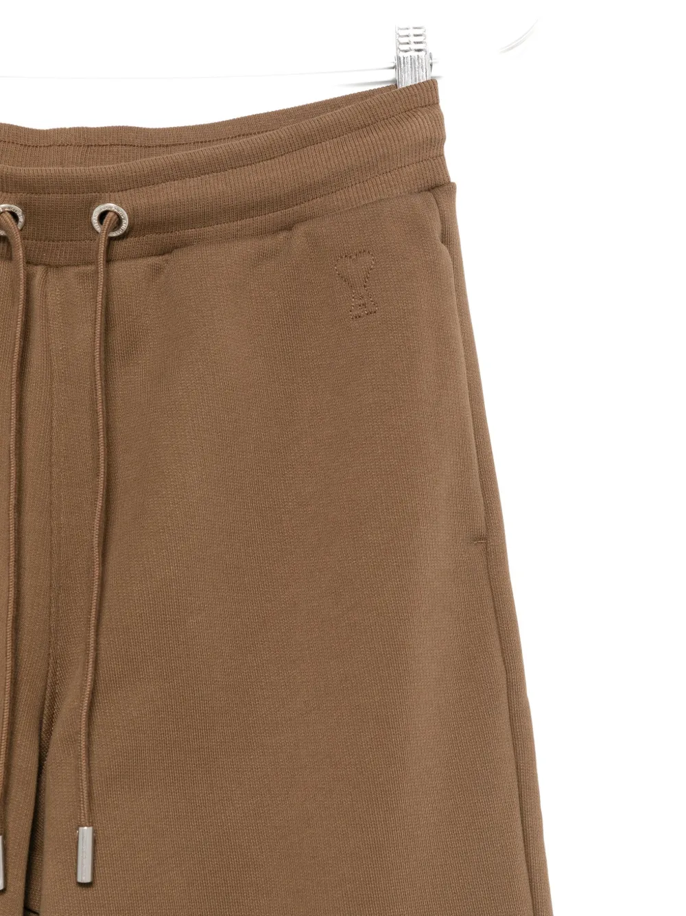 Ami Alexandre Mattiussi Drawstring Cuffed Track Pants In Brown