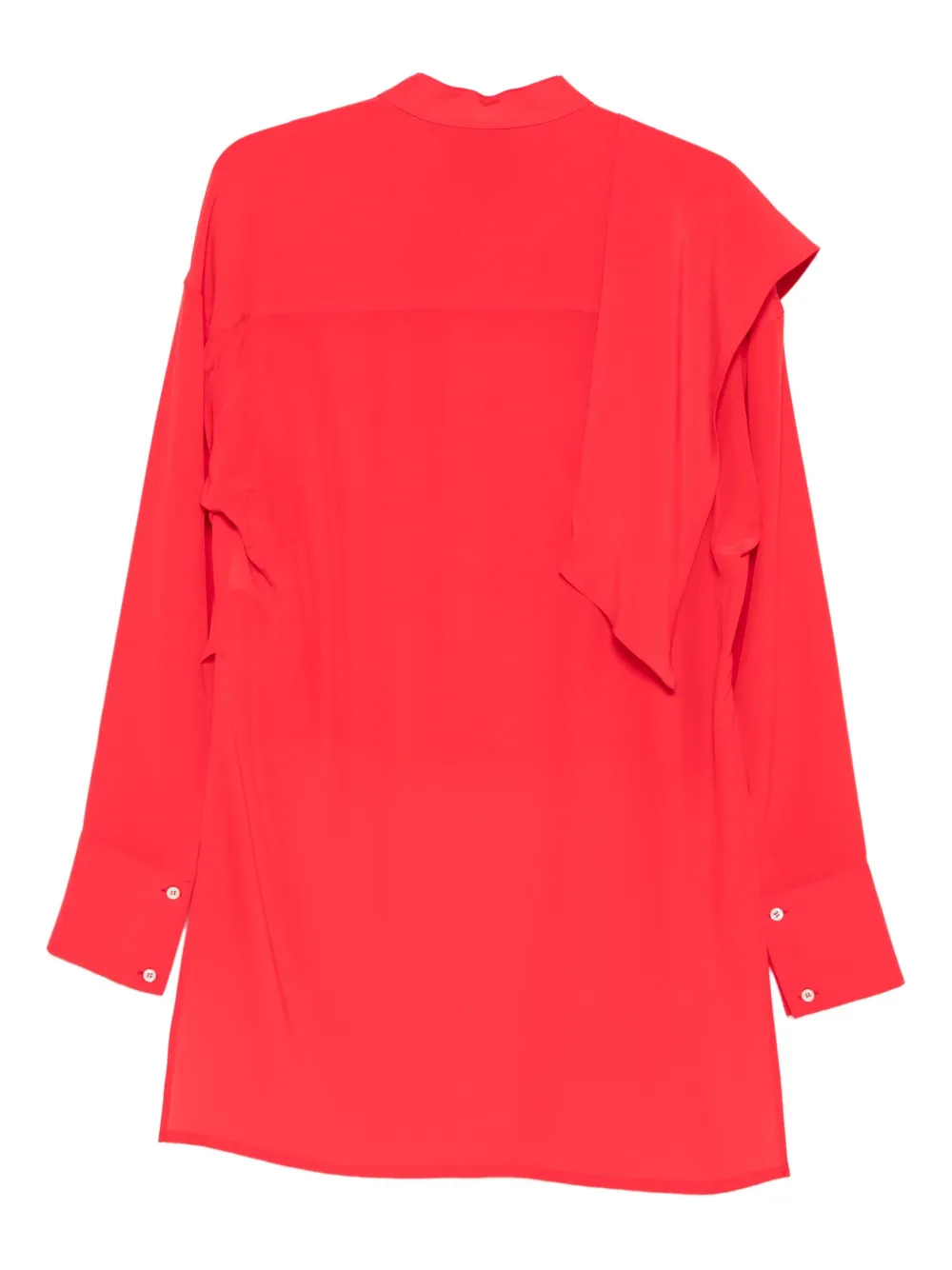 Jejia draped-neck blouse - Rood