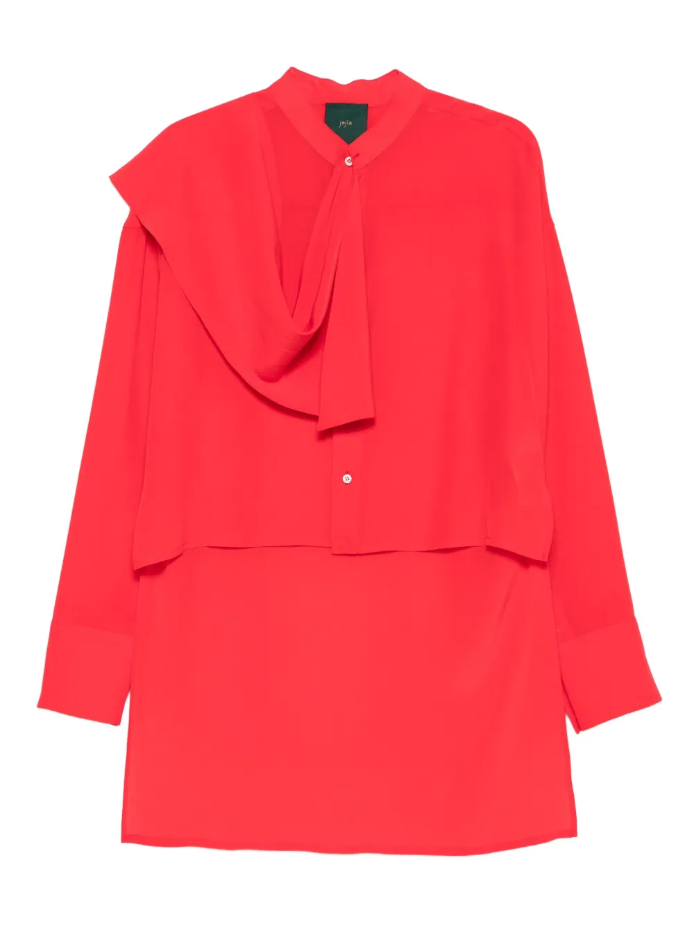 Jejia draped-neck blouse | Red | Image 1