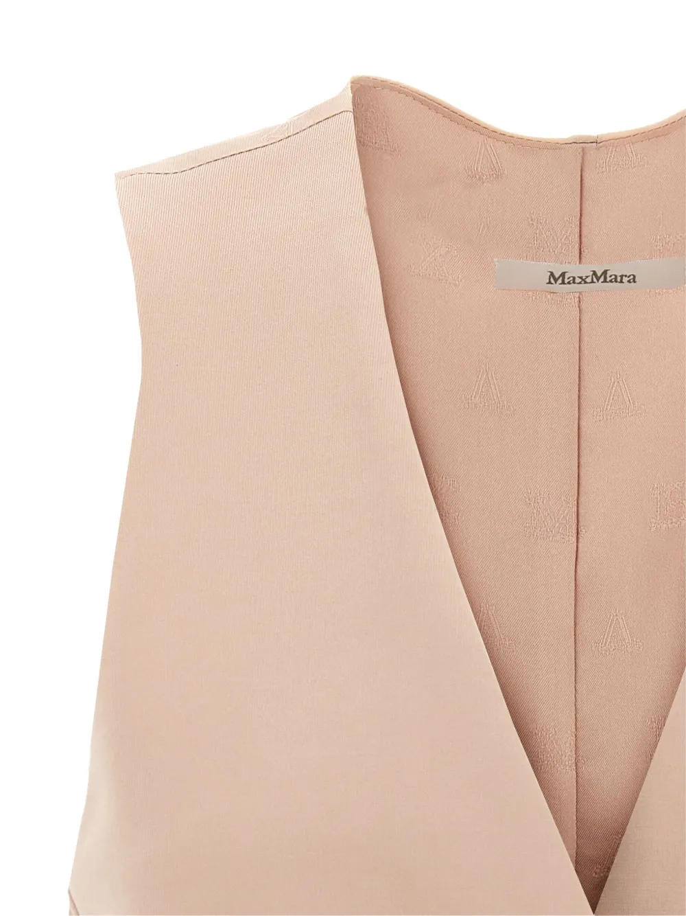 Max Mara Top met trekkoord en knoopsluiting Roze