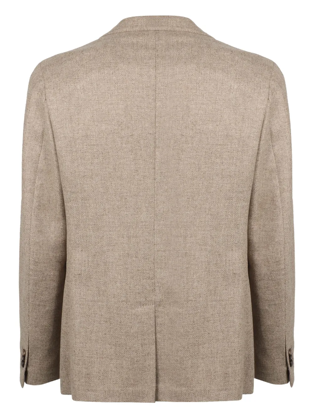 slowear Blazer met twee knopen en split Beige