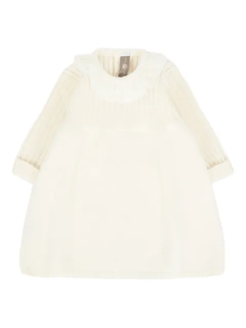Little Bear ruffled wool dress