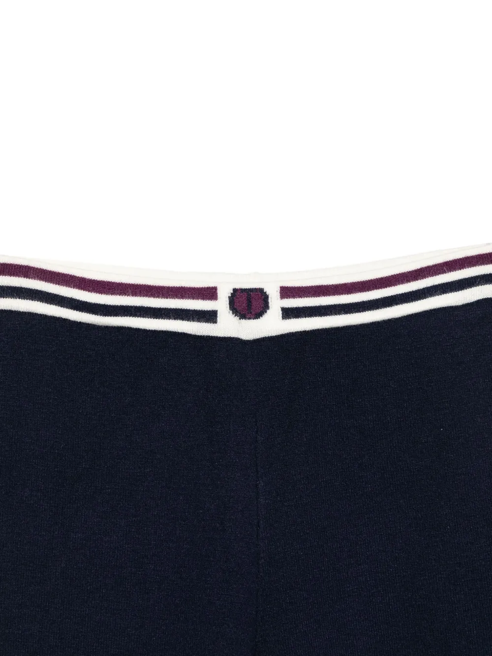 TWINSET Kids Broek met gestreepte tailleband Blauw