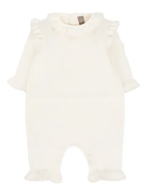 Little Bear ruffled wool jumpsuit
