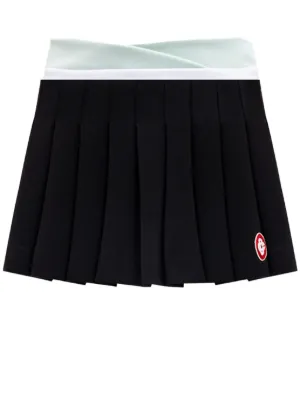 ミニスカート Casablanca Red Pleated Skirt skirts-red-pleated-vegan-
