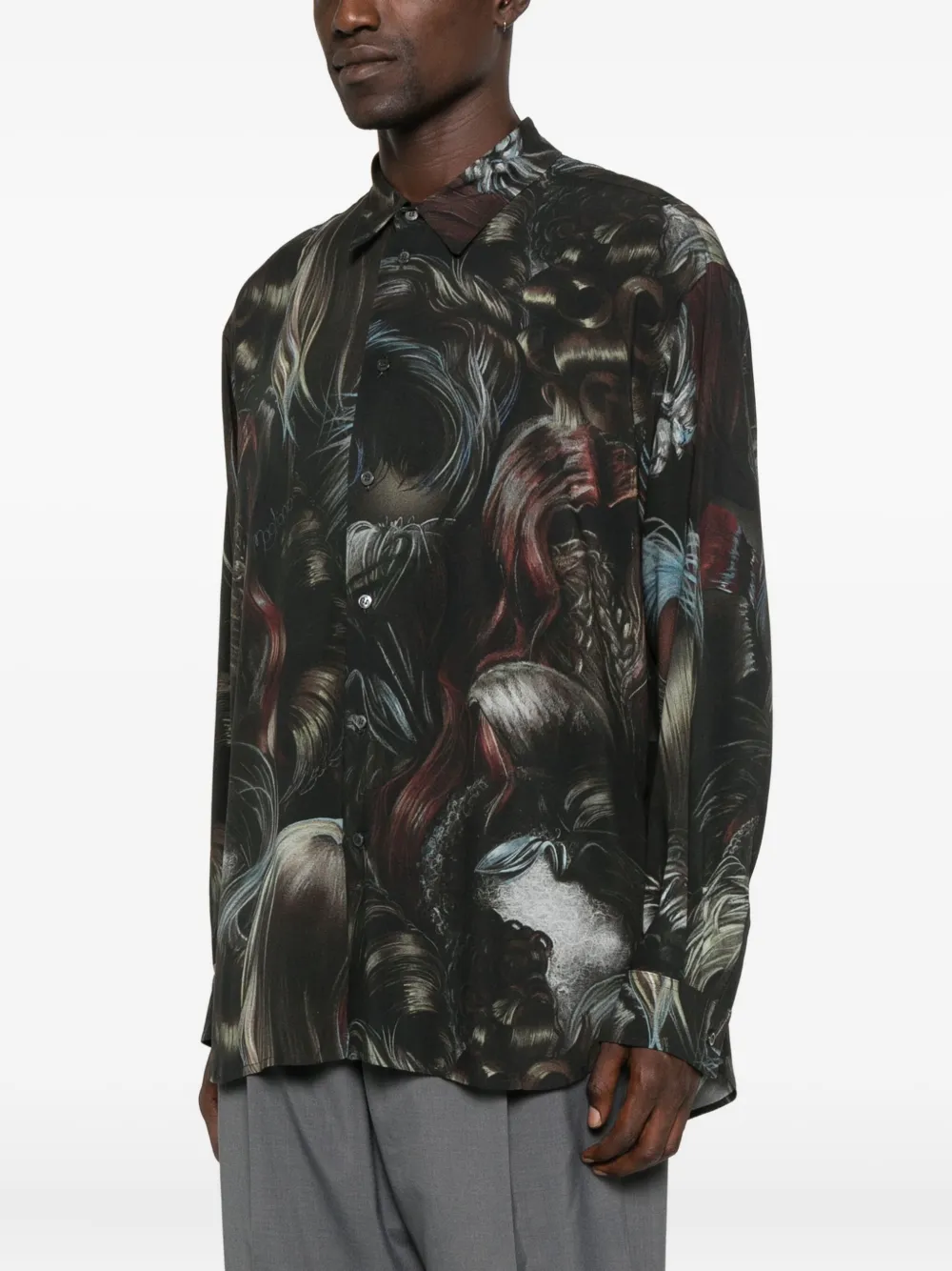 Magliano Wig print shirt Bruin