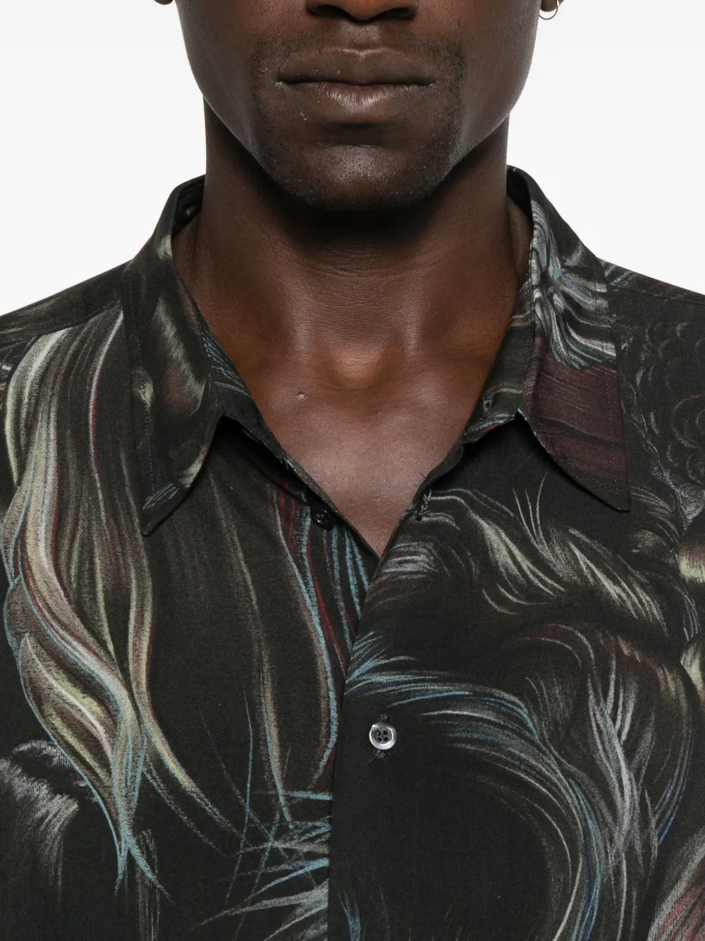 Magliano Wig print shirt Bruin