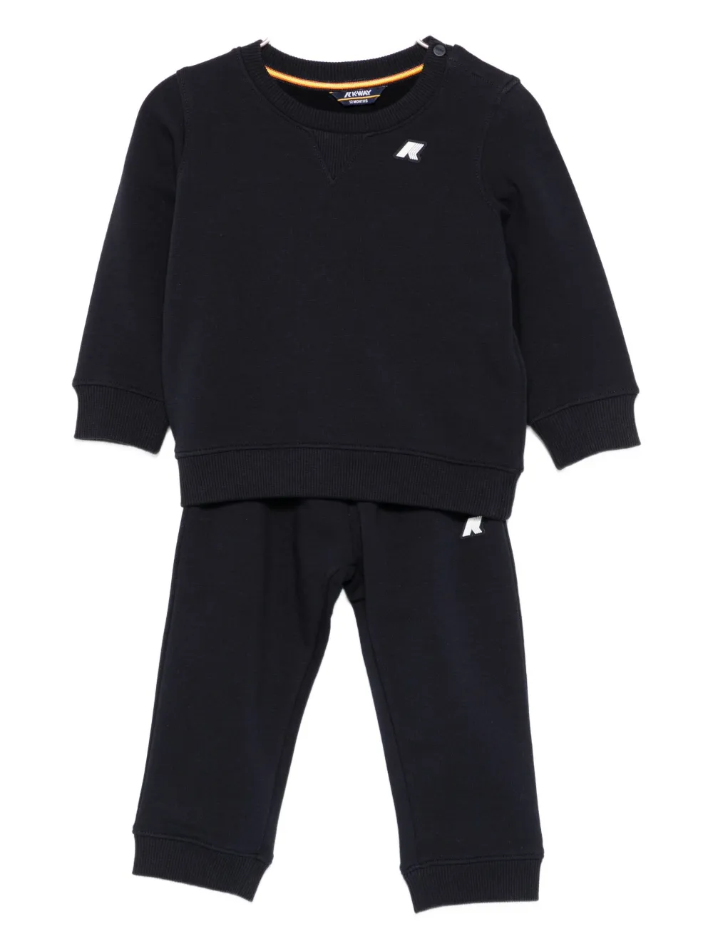 K-way Logo-embroidered Tracksuit (set Of Two) In Blue