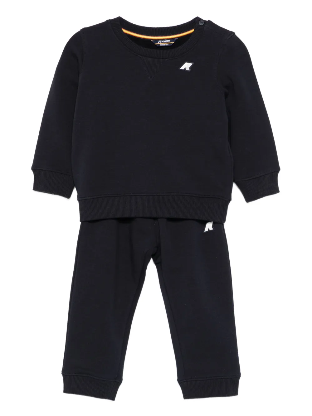 K Way Kids logo-embroidered tracksuit (set of two) | Blue | Image 1