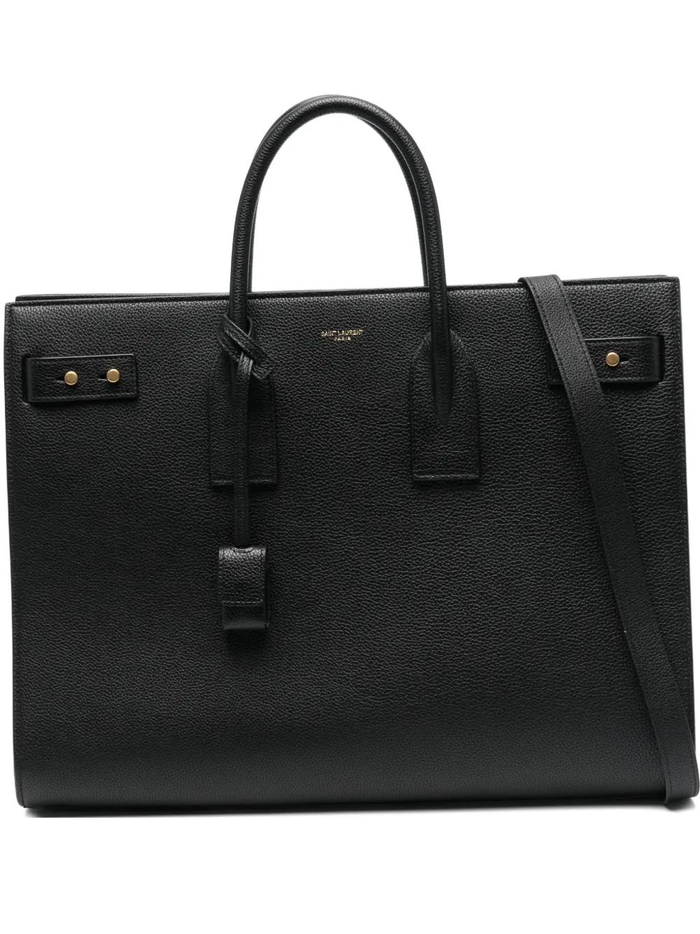 Saint Laurent logo-detail tote bag | Black | Image 1