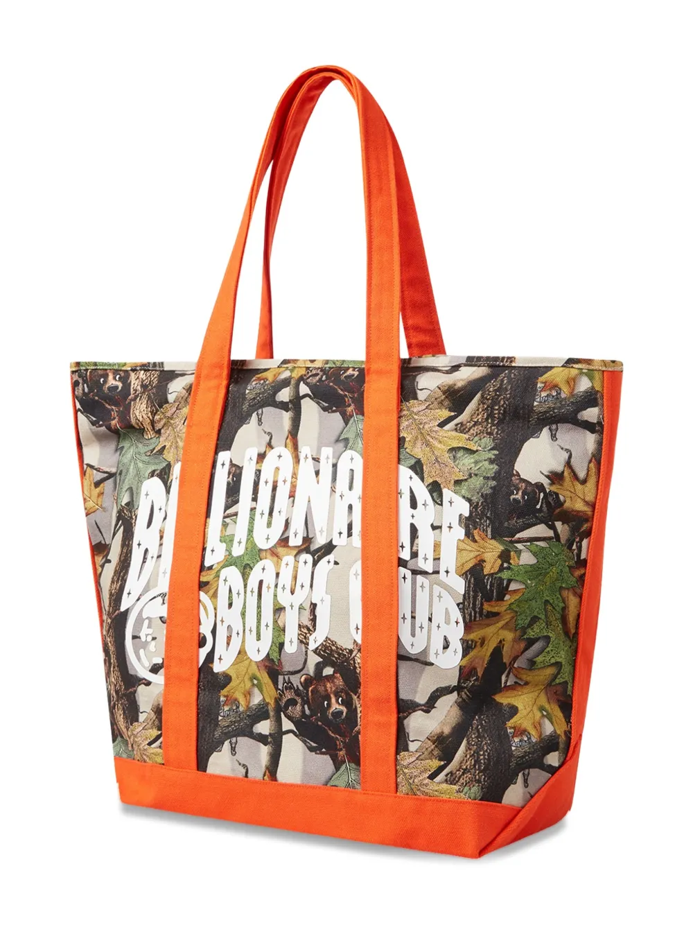 Billionaire Club Kids Shopper met camouflageprint Oranje