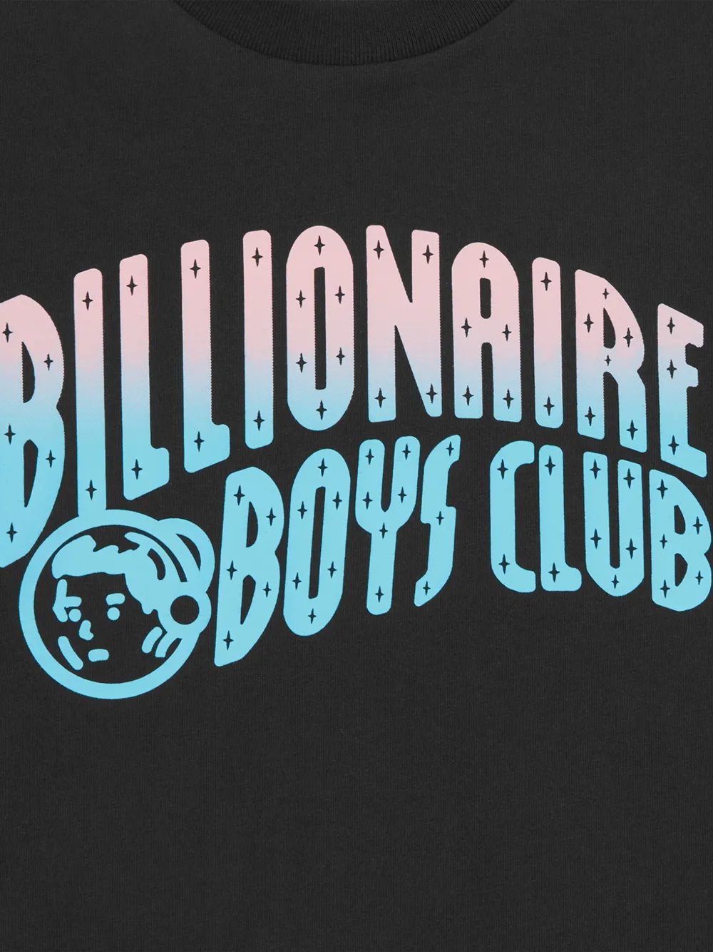 Billionaire Boys Club Kids T-shirt met astronaut-logo Zwart