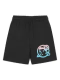 Billionaire Boys Club Kids astronaut-logo drawstring shorts - Black