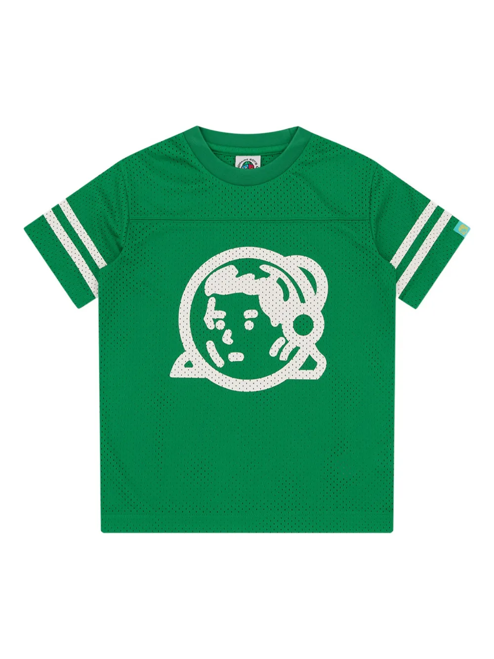 Billionaire Boys Club Kids astronaut-logo mesh T-shirt - Verde