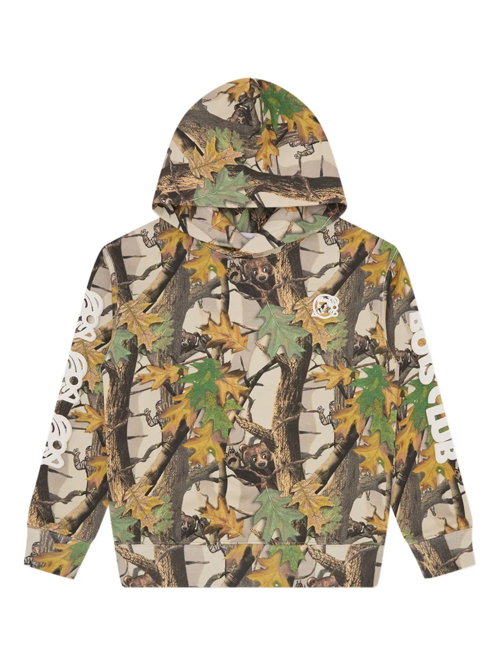 Billionaire Boys Club Kids camouflage-print logo hoodie - グリーン Billionaire Boys Club Kids camouflage-print logo hoodie - グリーン