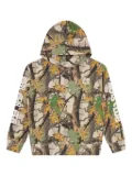 Billionaire Boys Club Kids camouflage-print logo hoodie - Green