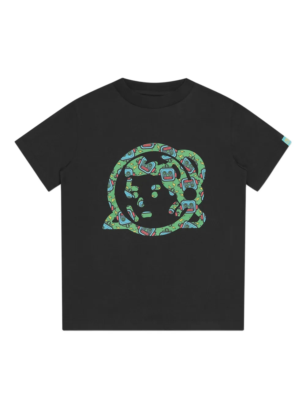 Billionaire Club Kids Katoenen T-shirt met logoprint Zwart