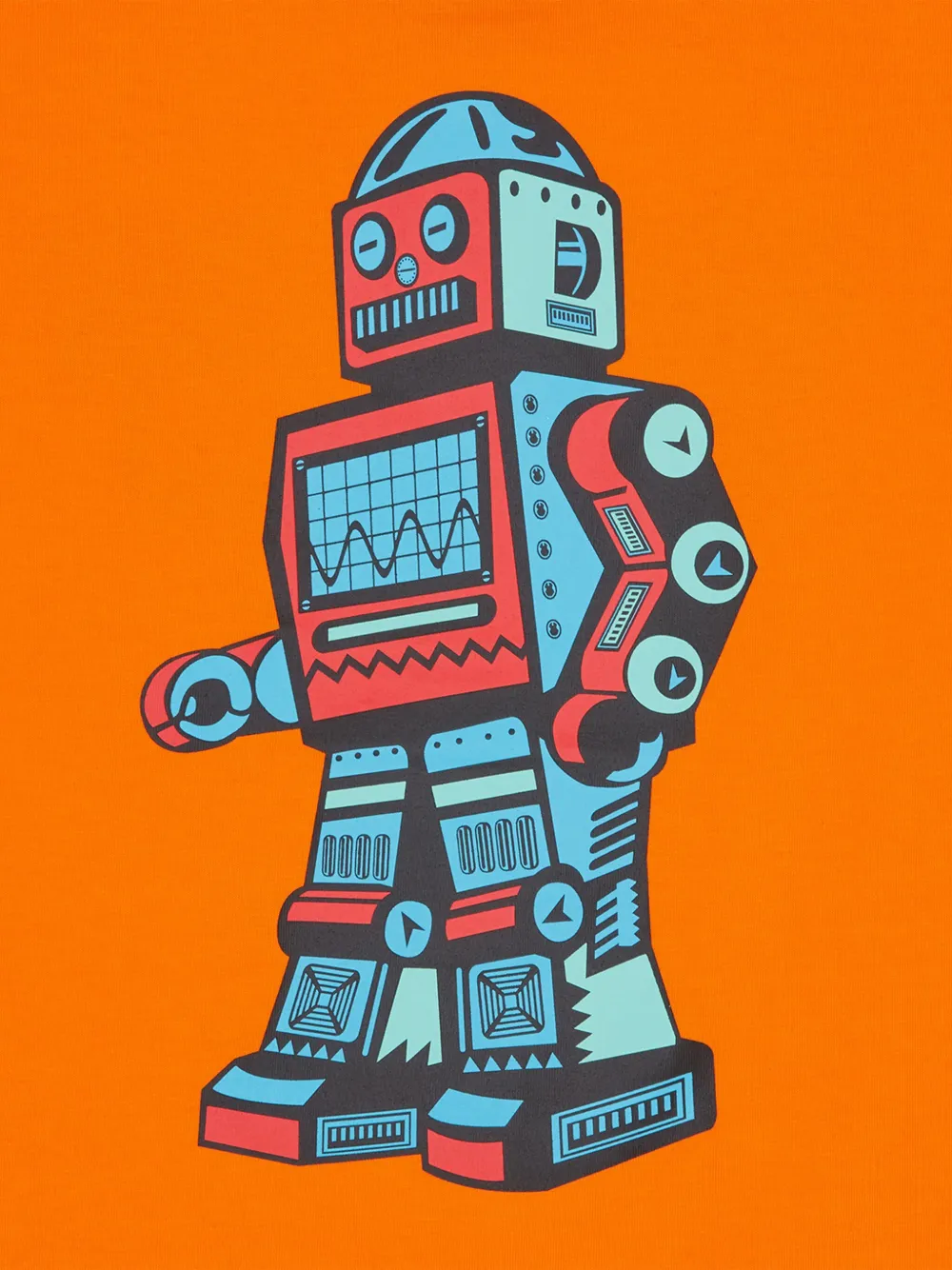 Billionaire Boys Club Kids Katoenen T-shirt met logoprint Oranje