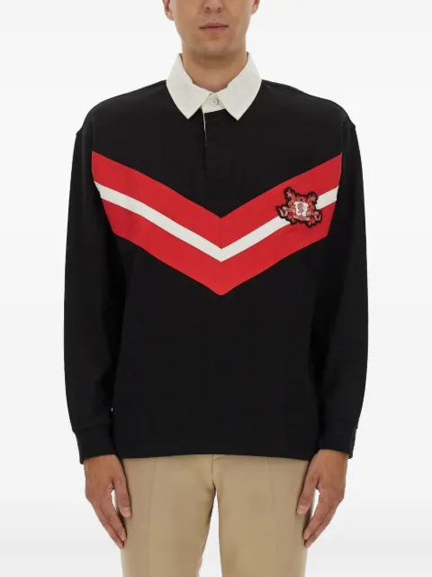 HUGO logo-patch polo shirt