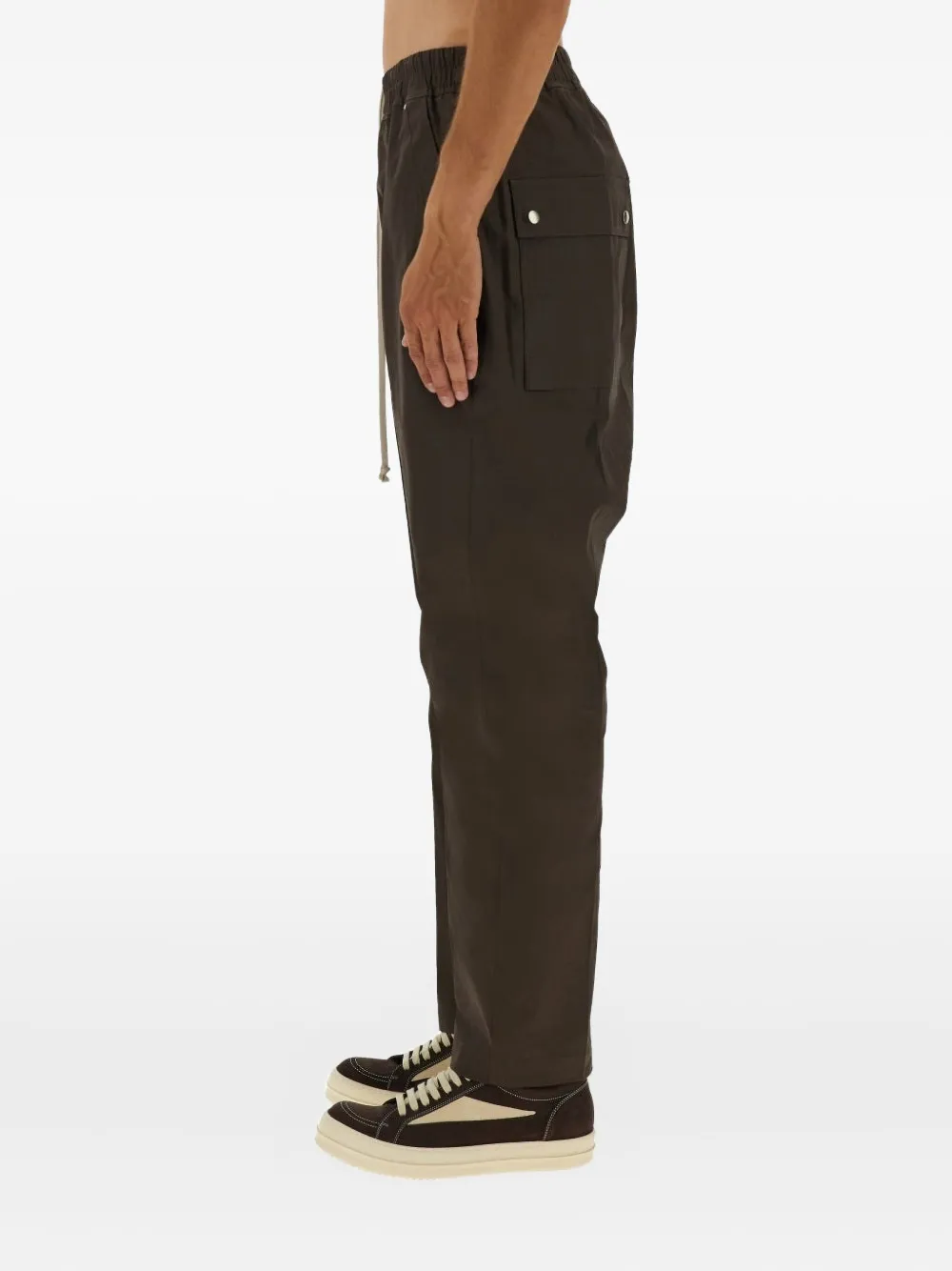 Rick Owens Broek met trekkoord Bruin