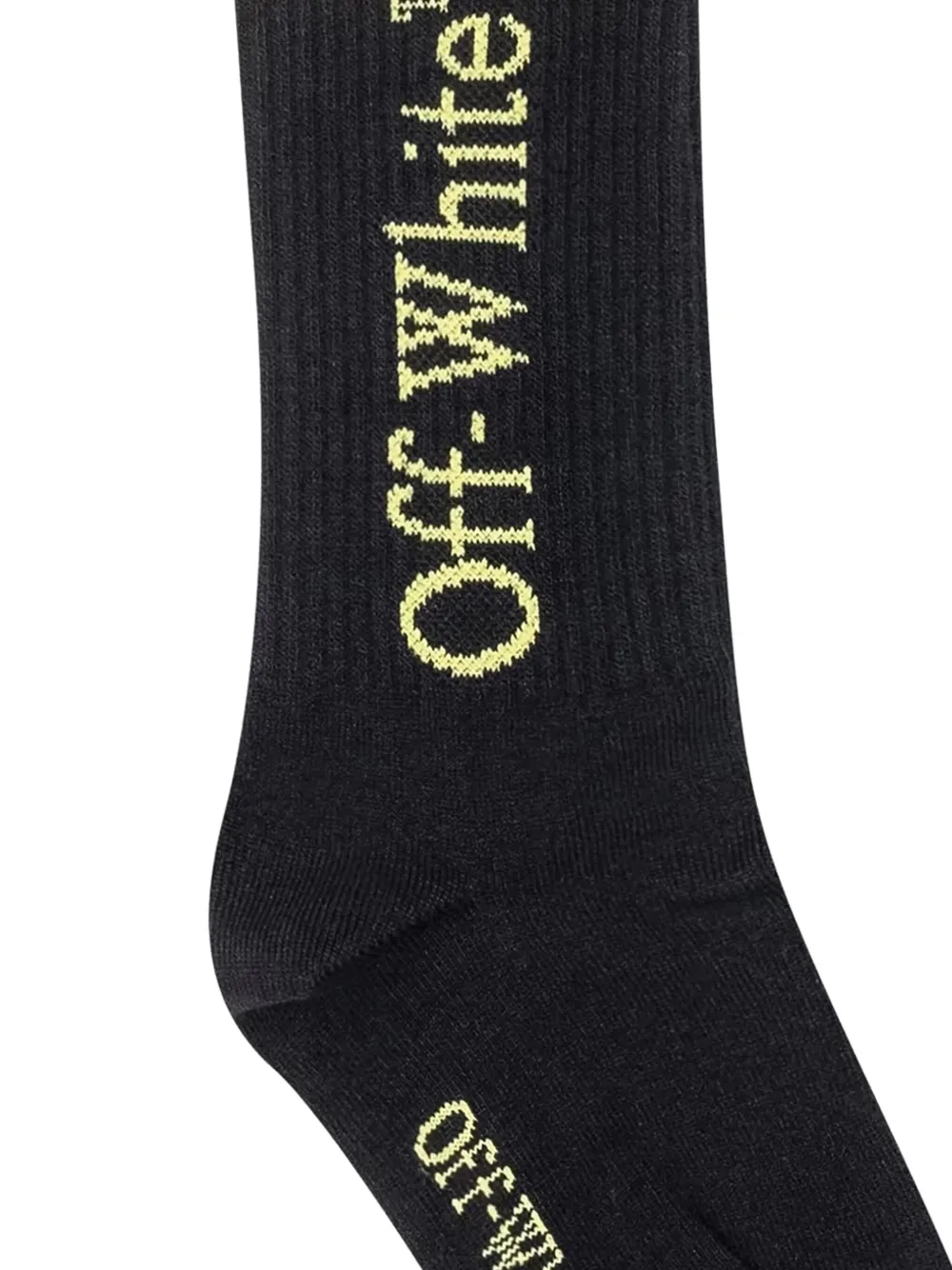 Off-White Kids Sokken met geborduurd logo Zwart