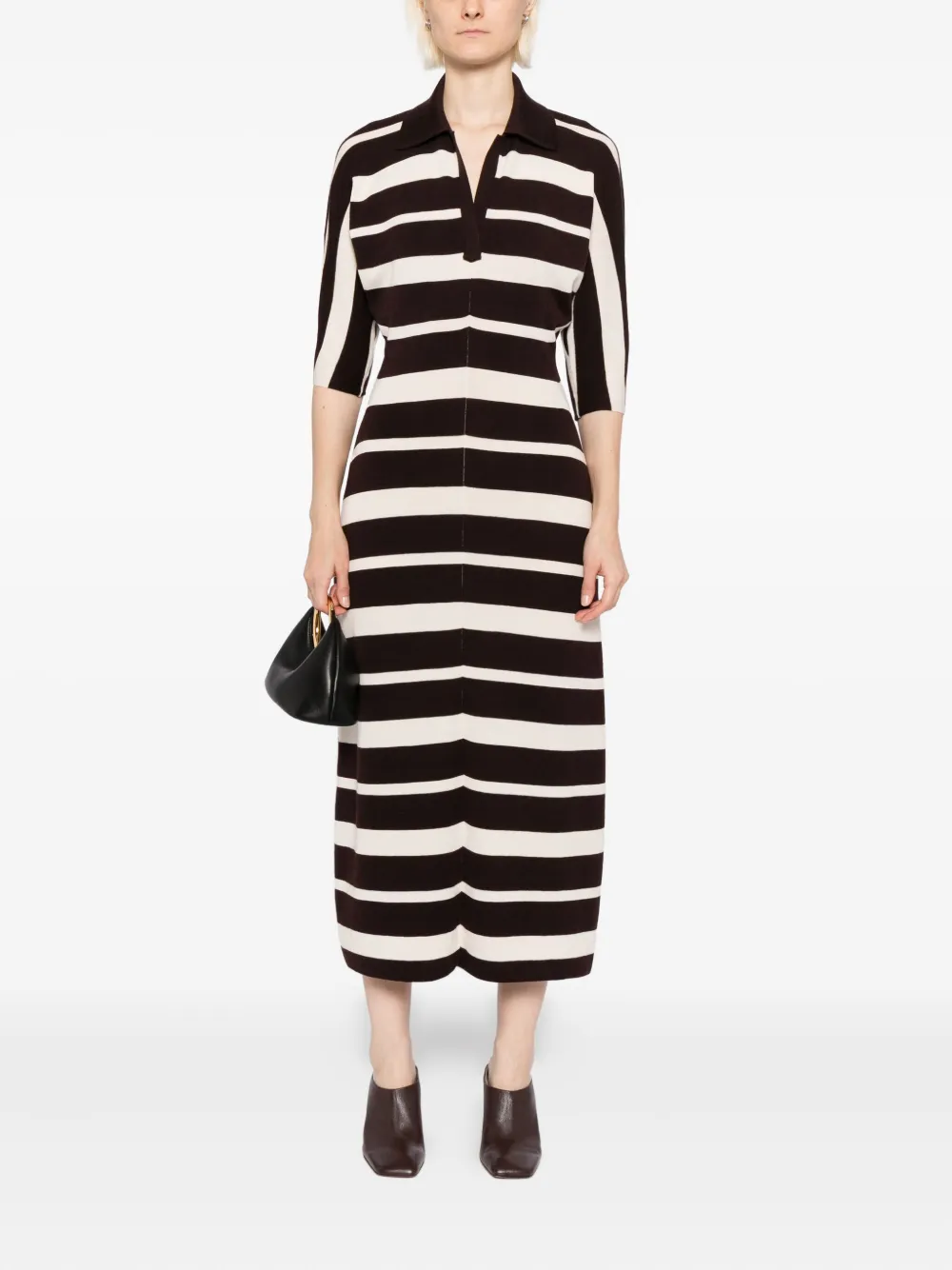 Proenza Schouler Solana jurk - Bruin