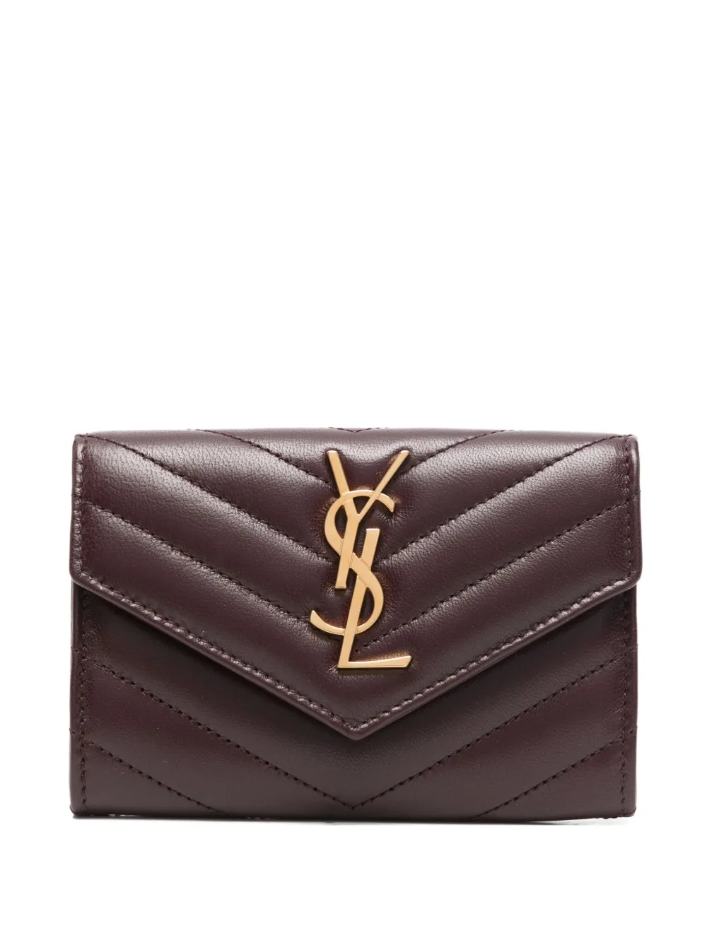 Saint Laurent chevron logo wallet | Red | Image 1