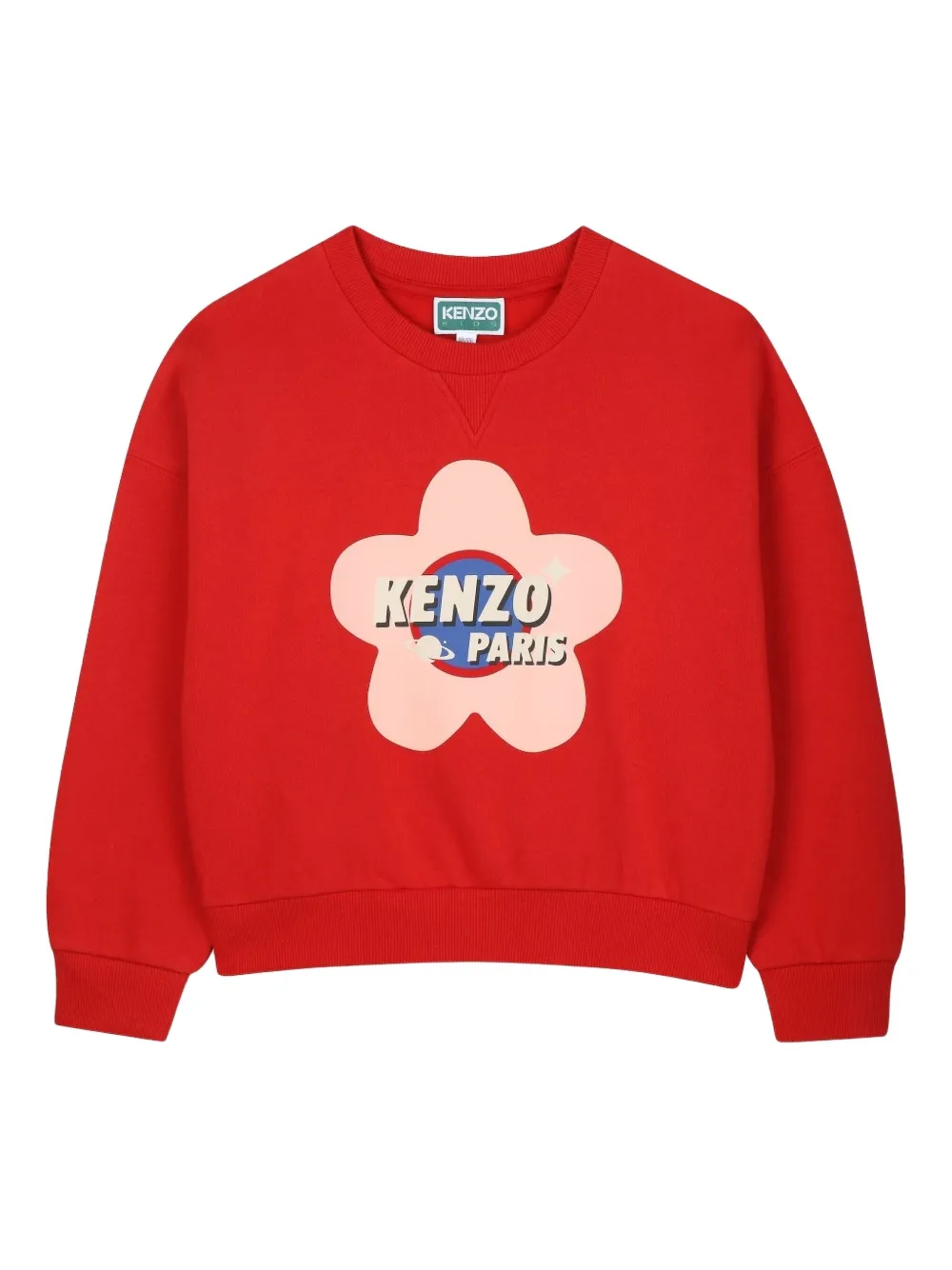 Kenzo Kids graphic-print sweatshirt - Rosso
