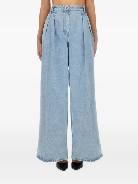 Nina Ricci pleated denim trousers