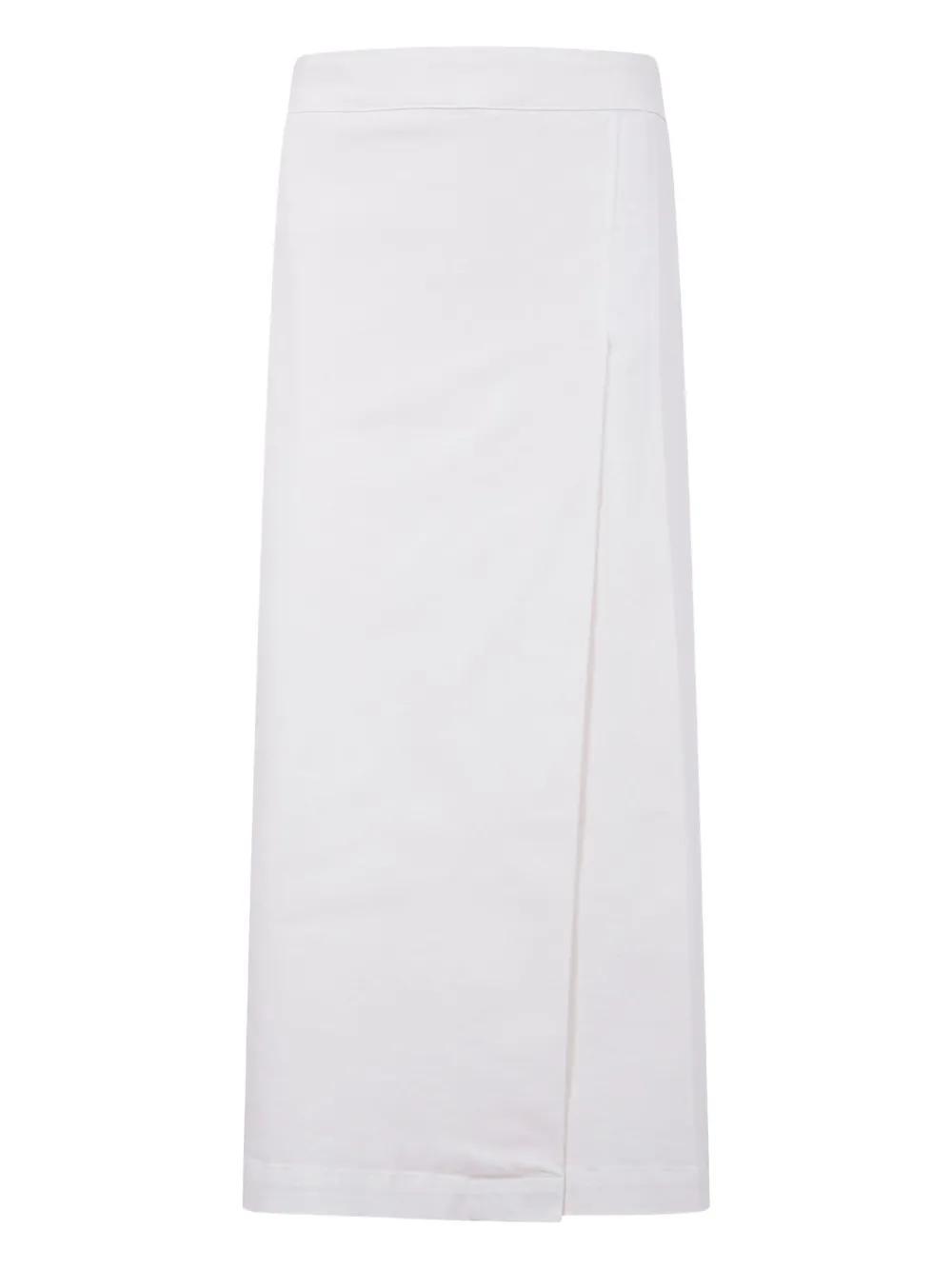 ASPESI jupe portefeuille en coton | blanc | Image 1