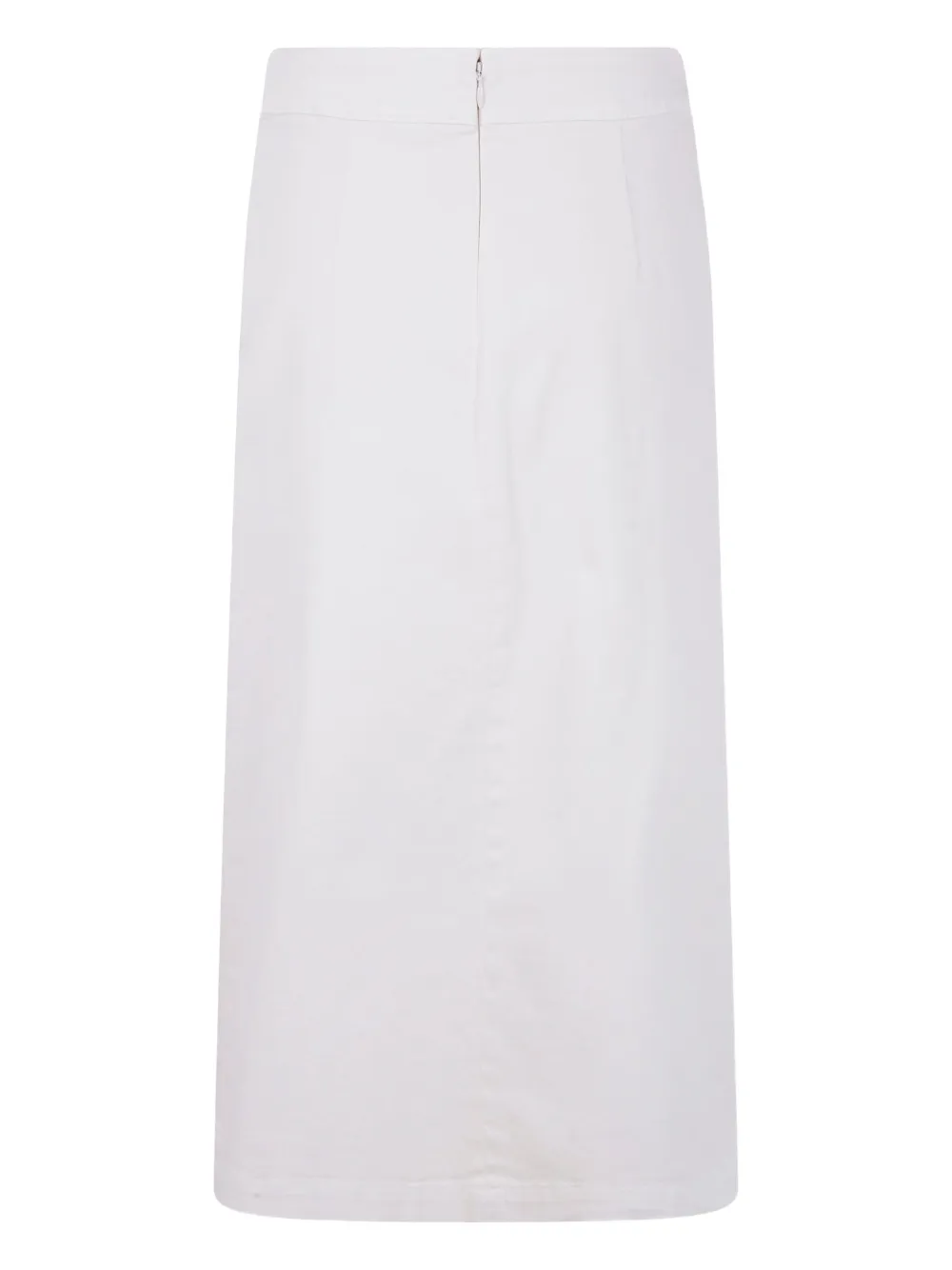 ASPESI wrap cotton skirt - Wit